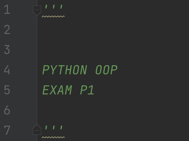 PY OOP EXAM P1